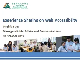 Experience Sharing on Web Accessibility