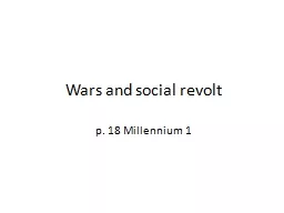 Wars and social revolt
