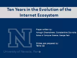 Ten Years in the Evolution of the Internet Ecosystem