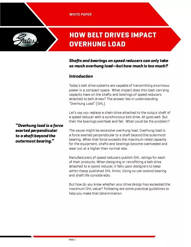 HOW BELT DRIVES IMPACT