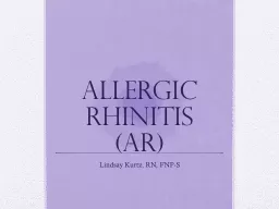 Allergic Rhinitis (AR)