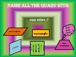 Name all the Quads with: