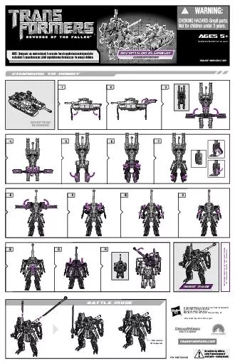 CHANGING TO ROBOT DECEPTICON BLUDGEON