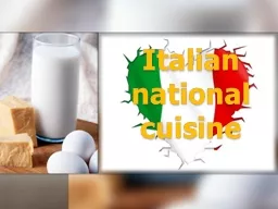 Italian national cuisine