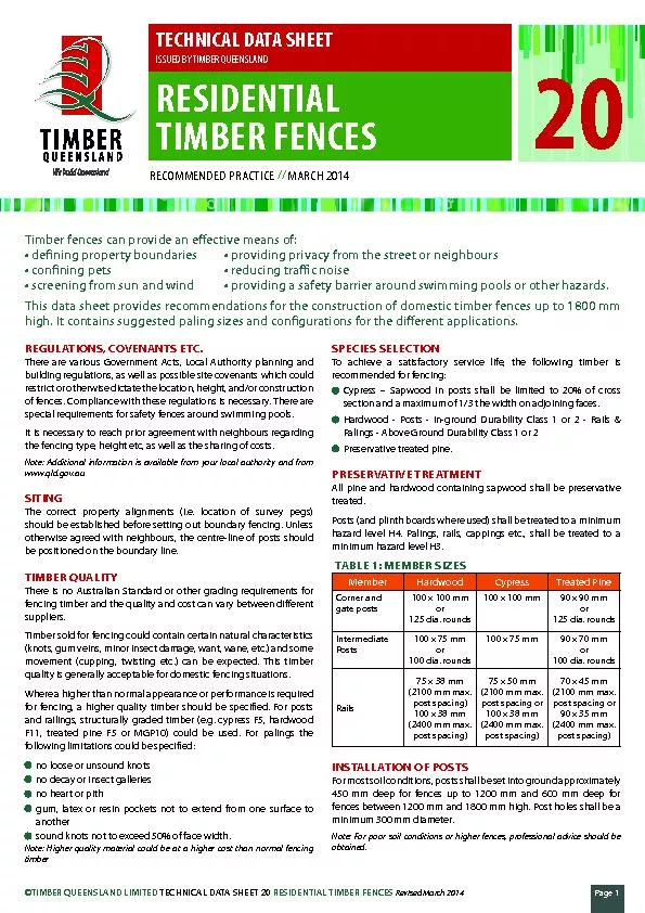 timber queensland limited