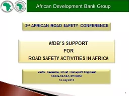 1 AfDB’S SUPPORT