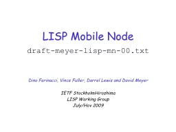LISP Mobile Node