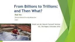 From Billions to Trillions: and Then