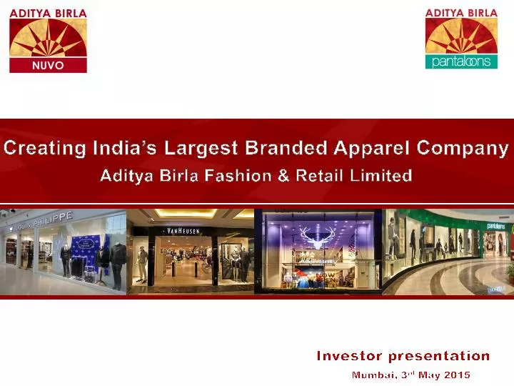 India’s Branded Apparel & Fashion Market
