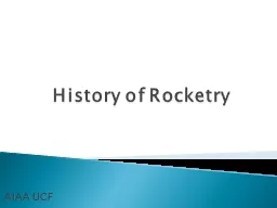 History of Rocketry