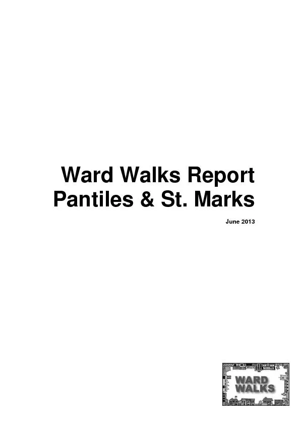 Ward Walks Report