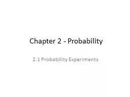Chapter 2 - Probability