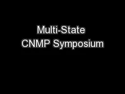 Multi-State CNMP Symposium