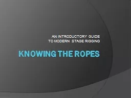 KNOWING THE ROPES