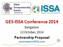 GES-ISSA Conference 2014