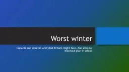 Worst winter