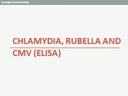 Chlamydia, Rubella and CMV