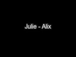 Julie - Alix