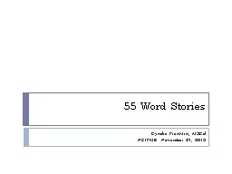 55 Word Stories