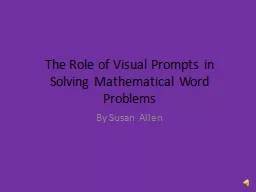 The Role of Visual Prompts in Solving Mathematical Word Pro