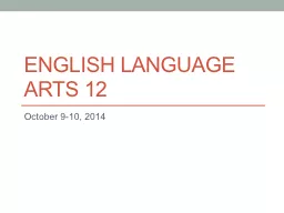 English Language arts 12