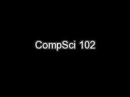 CompSci 102