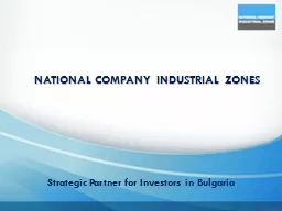 NATIONAL COMPANY INDUSTRIAL ZONES