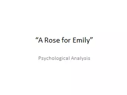 “A Rose for Emily”