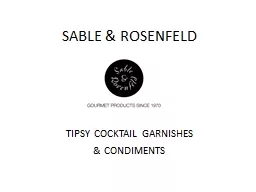 SABLE & ROSENFELD