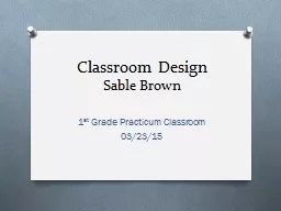 Classroom Design