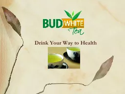 Drink Your Way to Health