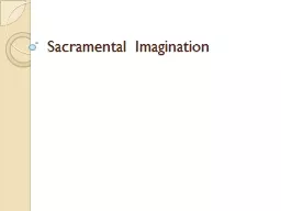 Sacramental Imagination