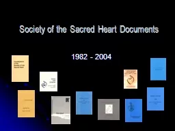 Society of the Sacred Heart Documents