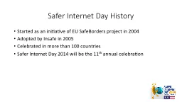 Safer Internet Day History