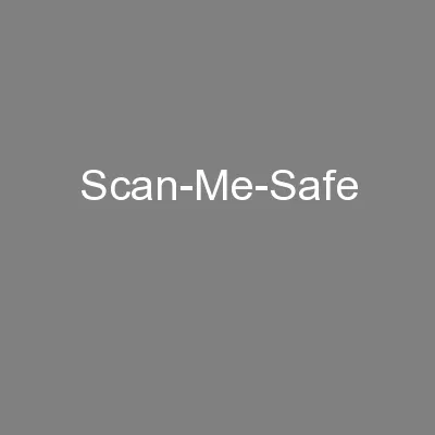 Scan-Me-Safe