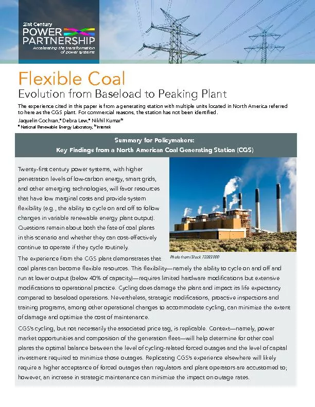 Flexible Coal