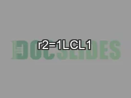 r2=1LCL1#CLR2L$ % & ' ( ) Resonant frequency: No resonance for     ! L