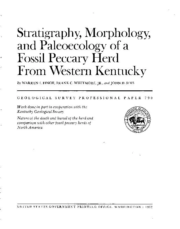REFERENCES CITED 25 Guilday, J. E., Hamilton, H. W., and McCrady, A. D