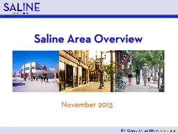 Saline Area Overview