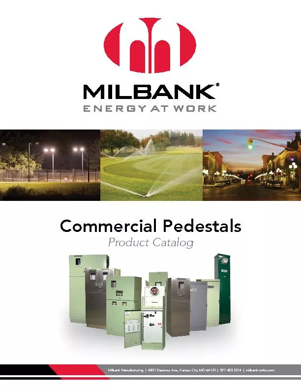 Commercial PedestalsProduct Catalog