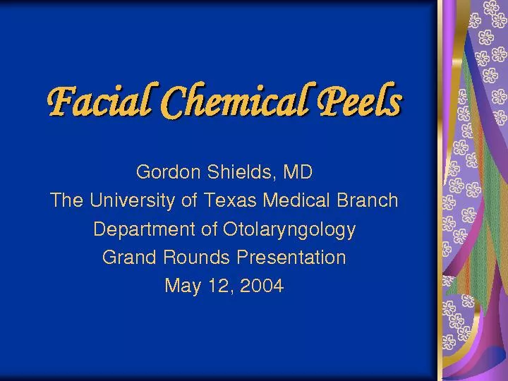 Facial Chemical Peels