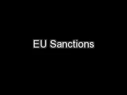 EU Sanctions