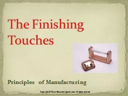 Principles of Manufacturing