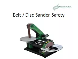 Belt / Disc Sander Safety