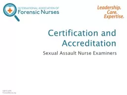 Certification and Accreditation