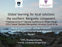 Global learning for local solutions: the southern Benguela