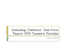 Defending Childhood Task Force