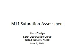M11 Saturation Assessment