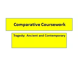 Comparative Coursework