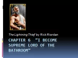 Chapter 6  “I Become Supreme Lord of